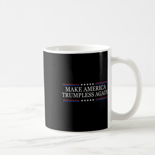 トランプ氏再選反対 トランプ氏再選反対Tシャツ コーヒーマグカップ (右)