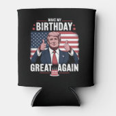 トランプ氏風誕生日おめでとうジョーク 缶クーラー (正面)