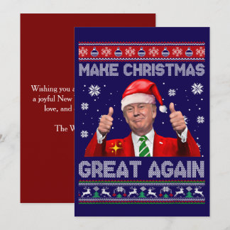 トランプ氏、クリスマスを再び偉大に Funny シーズンカード