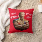 トランプ氏 - 左派の馬鹿共に同情する! クッション (ブランケット)