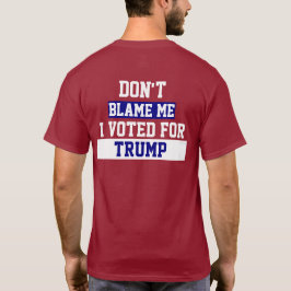 トランプ氏「沼を干す」Tシャツ 私は悪くない Tシャツ