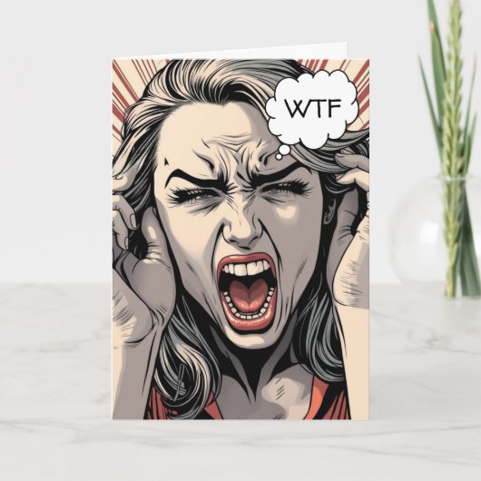 トランプ民主党再選挙に動揺する カード (正面)