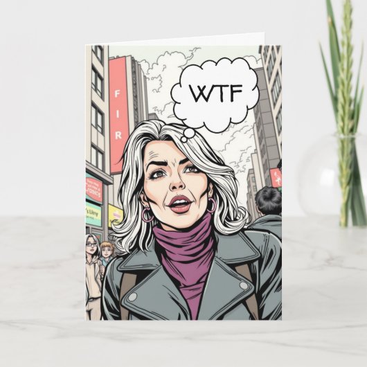 トランプ民主党再選挙に衝撃を受ける カード (正面)