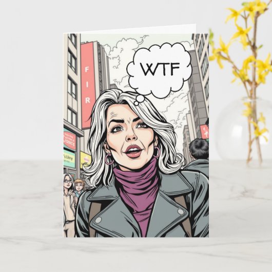 トランプ民主党再選挙に衝撃を受ける カード (黄色い花)