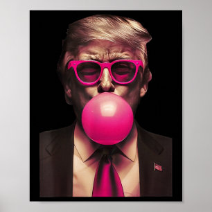 トランプ気泡ガおもしろいム ポスター