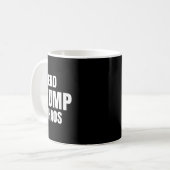 トランプ混乱終了 コーヒーマグカップ (正面左)