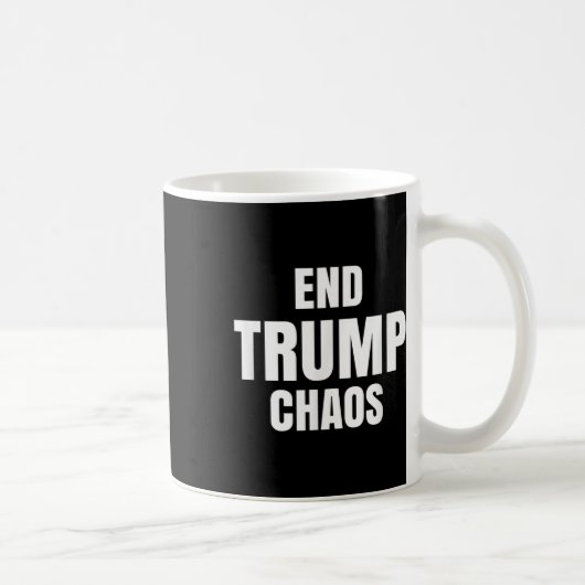 トランプ混乱終了 コーヒーマグカップ (右)