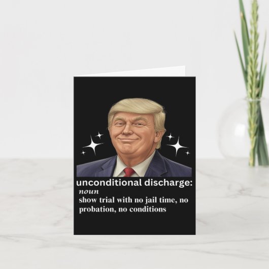 トランプ無条件免責判決Political S カード (正面)