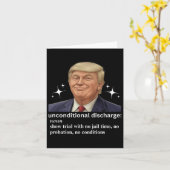 トランプ無条件免責判決Political S カード (黄色い花)