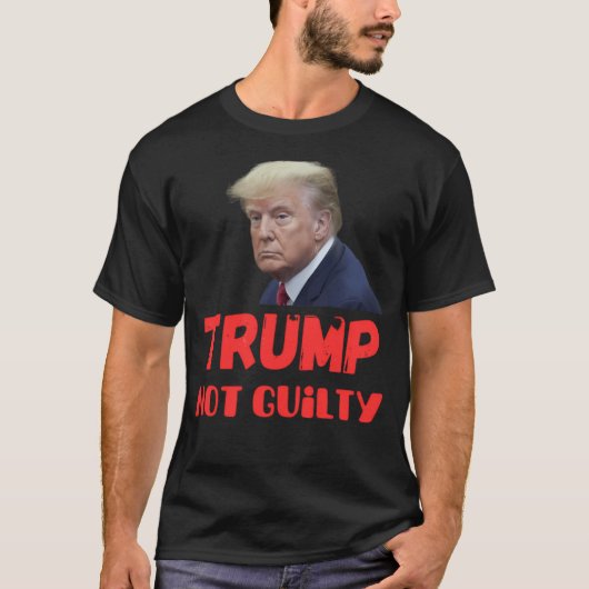 トランプ無罪クラシック Tシャツ (正面)