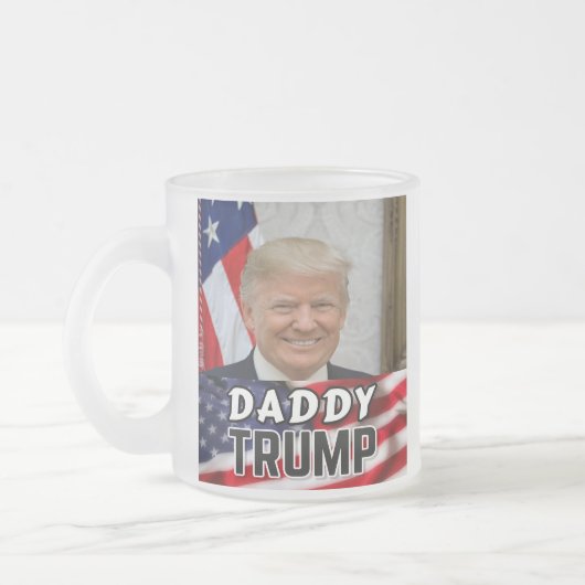 トランプ父さん フロストグラスマグカップ (左)