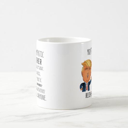 トランプ父、おもしろいパパ誕生日、父の日のマグカップ コーヒーマグカップ (中央)