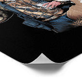 トランプ狩りシカ（前後）狩りGを作る ポスター (角)