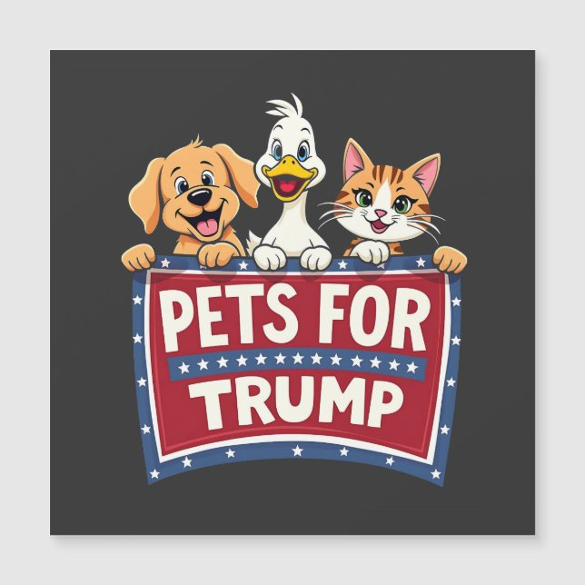 トランプ猫のためのペットMaga犬の選択 (正面)
