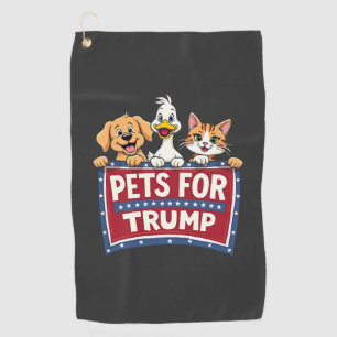 トランプ猫のためのペットMaga犬の選択 ゴルフタオル
