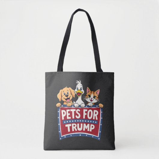 トランプ猫のためのペットMaga犬の選択 トートバッグ (正面)