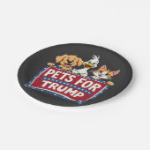 トランプ猫のためのペットMaga犬の選択 ペーパープレート (アングル)