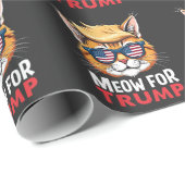 トランプ猫の子猫の選挙投票へのニャー ラッピングペーパー (ロールコーナー)