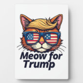 トランプ猫への道のり フォトプラーク (正面)