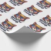 トランプ猫への道のり ラッピングペーパー (角)