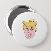 トランプ王 缶バッジ (正面&裏面)