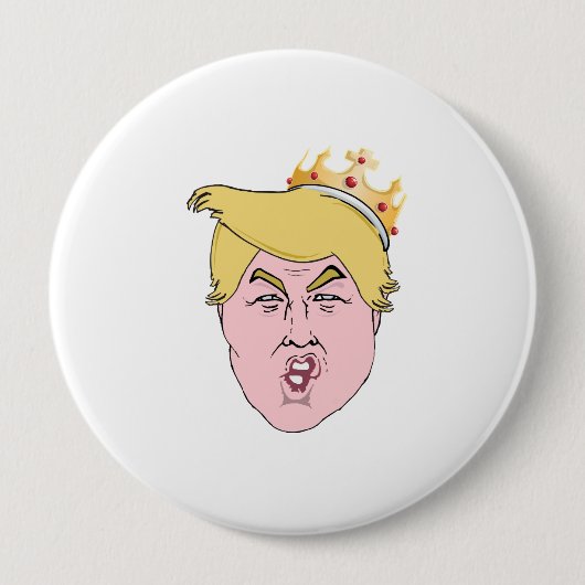 トランプ王 缶バッジ (正面)