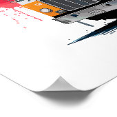 トランプ用ごみ収集車 ポスター (角)