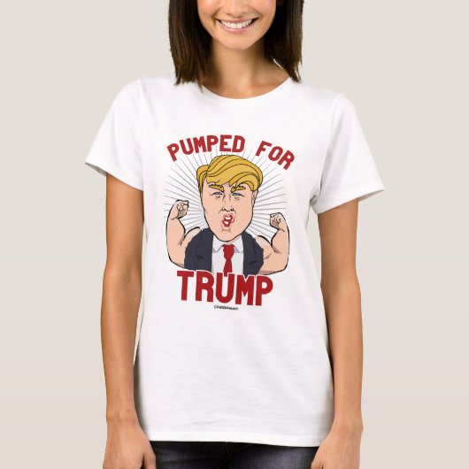 トランプ用に励起される Tシャツ (正面)