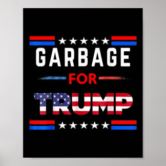 トランプ用のごみは再びアメリカのごみを素晴らし作る ポスター
