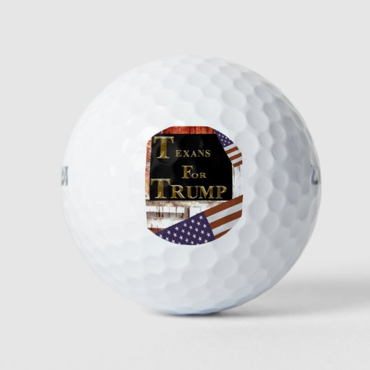 トランプ用のテキスト ゴルフボール (正面)
