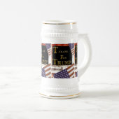 トランプ用のテキスト ビールジョッキ (正面右)