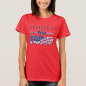 トランプ用の女性保 – アメリカ素晴らしトランプ2020 Tシャツ (正面)