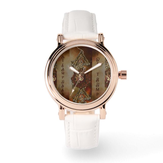 トランプ用スチームパンク 腕時計 (正面)