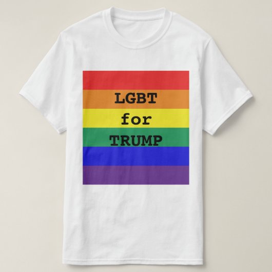 トランプ用LGBT Tシャツ (デザイン正面)