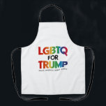トランプ用LGBTQゲイレズビアン2024 エプロン<br><div class="desc">トランプ用LGBTQゲイレズビアン2024</div>