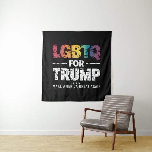 トランプ用LGBTQゲイレズビアン2024 タペストリー (インサイチュ)