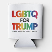 トランプ用LGBTQゲイレズビアン2024 缶クーラー (正面)