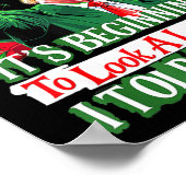 トランプ私が言ったように見え始めている ポスター (角)