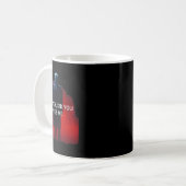 トランプ私がCkだ恋しく思った コーヒーマグカップ (正面左)