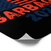 トランプ私たちはチームのゴミ切り株が再び勝った選 ポスター (角)