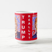 トランプ私は本当に白いクラシックマグカップ コーヒーマグカップ (中央)