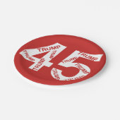 トランプ第45代米国大統領紙プレート ペーパープレート (アングル)