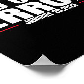 トランプ第47代大統領就任式の日2025年1月 ポスター (角)