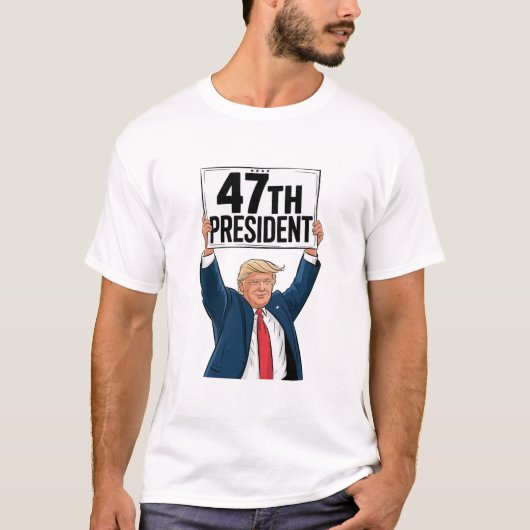 トランプ第47代大統領 Tシャツ (正面)