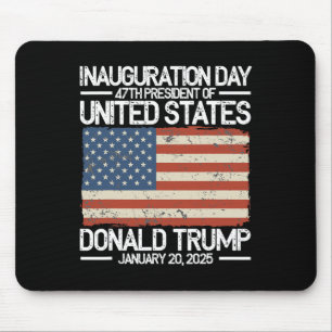 トランプ第47期米国大統領就任式の日2025 マウスパッド