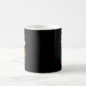 トランプ米国国旗のゲイProドナルド2020再選投票 コーヒーマグカップ (中央)