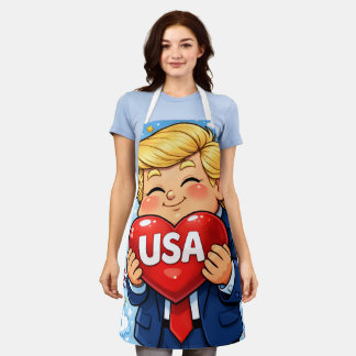 トランプ米国愛を祝して250周年記念 エプロン