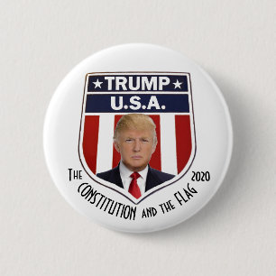 トランプ米国 缶バッジ