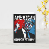 トランプ米大統領ハロウィンホラーストーリー カード (黄色い花)