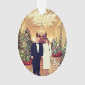 トランプ米大統領ホワイトハウスクリスマス オーナメント (正面)